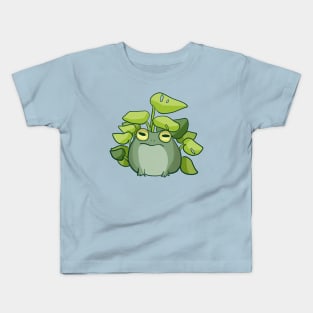 Cute frog and plants Kids T-Shirt